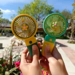 Handheld USB Rechargeable Portable Pocket Mini Fan with Lanyard
