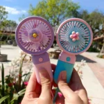 Handheld USB Rechargeable Portable Pocket Mini Fan with Lanyard